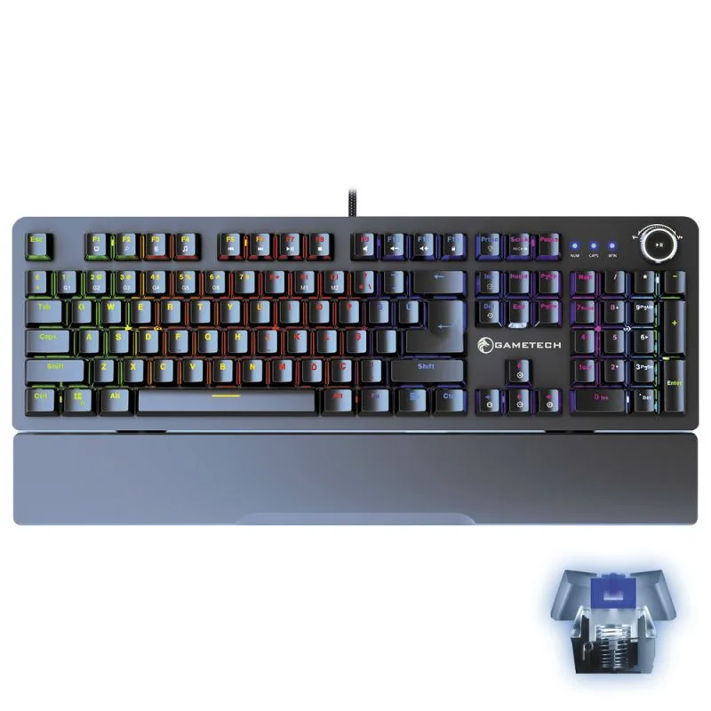 Gametech Black Rider | Blue Switch Mekanik Klavye