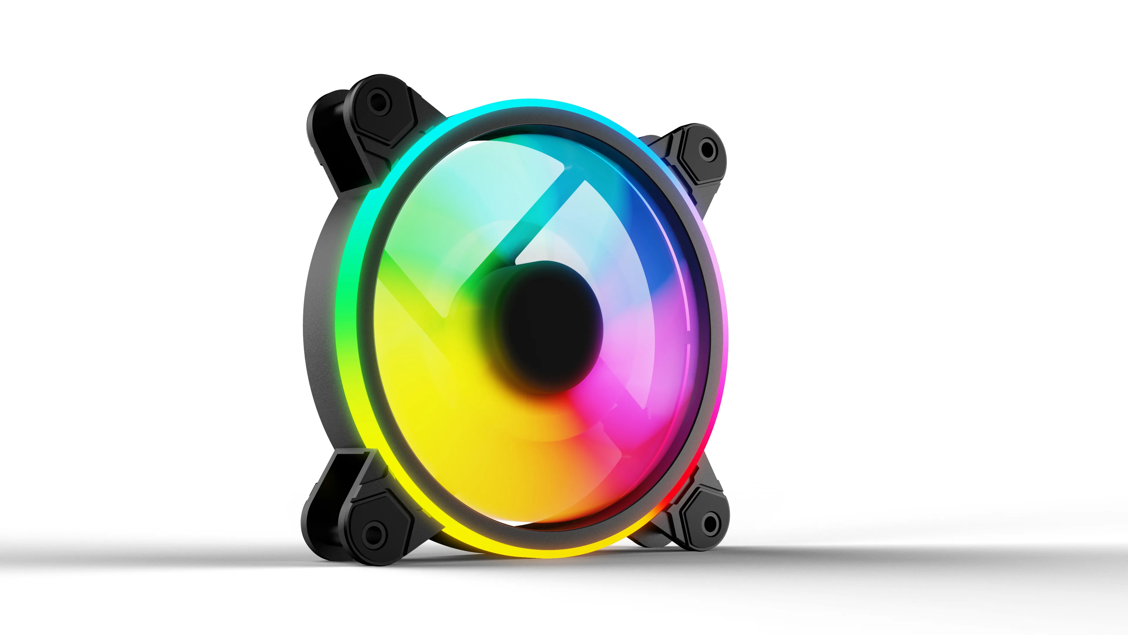 GAMETECH LEGEND KASA SİYAH RAINBOW FAN